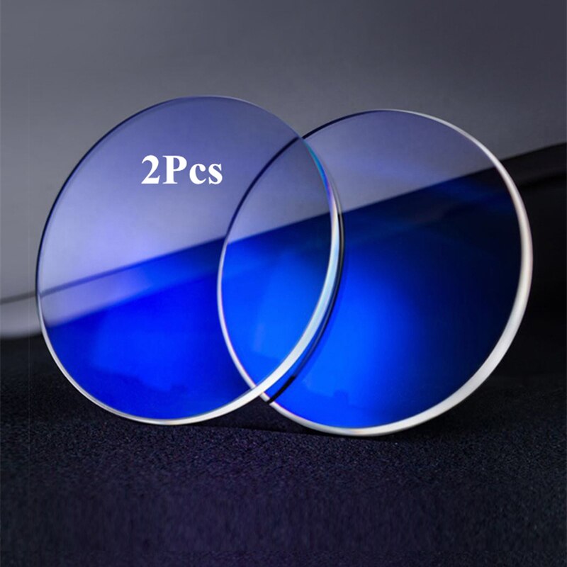 Gafas asféricas de resina con bloqueo de luz azul, lentes para miopía, hipermetropía, presbicia, CR-39 prescripción, 1,56, 1,61, 1,67, 1,74