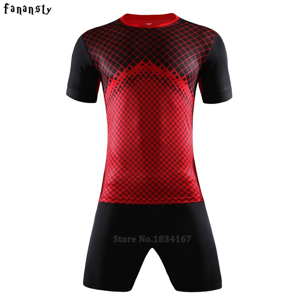 DIY Erwachsene Fußball Uniform Outfit Ausbildung Trikots Costom Fußball Trainingsanzug Trikots Fußball Kit survêtement fußball