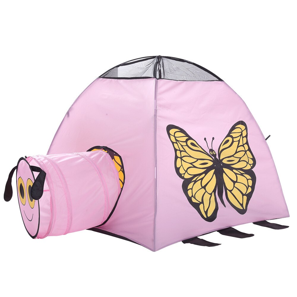 Tente de jeu Tipi princesse château Tipi jouet tentes Tunnel maison rose tente plein air jouet