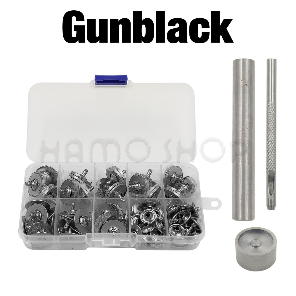 Lot De 10 Boutons Anciens En Métal Noir – Diamètre 14 Mm, Neufs