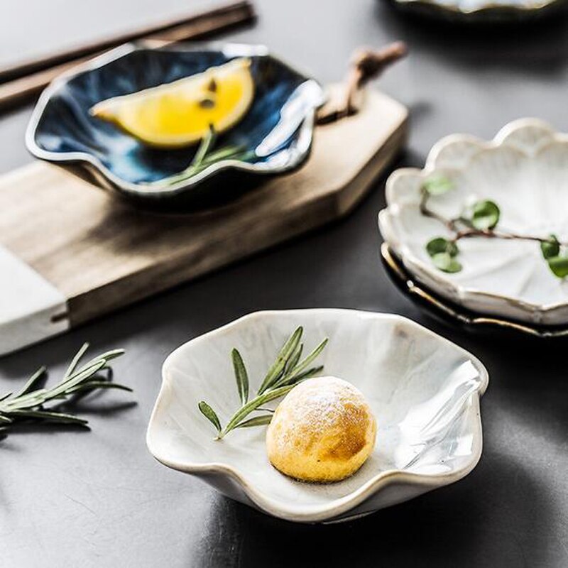Fancy ceramic dishes, snack dishes, sauce dishes, household dipping dishes, Japanese cold dishes