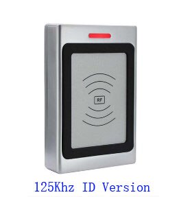 RFID Reader Access Control Card Reader Machine 125Khz RFID Proximity Entry Door opener IP67 Waterproof 10000 user WG 26/34: 125Khz AC Version
