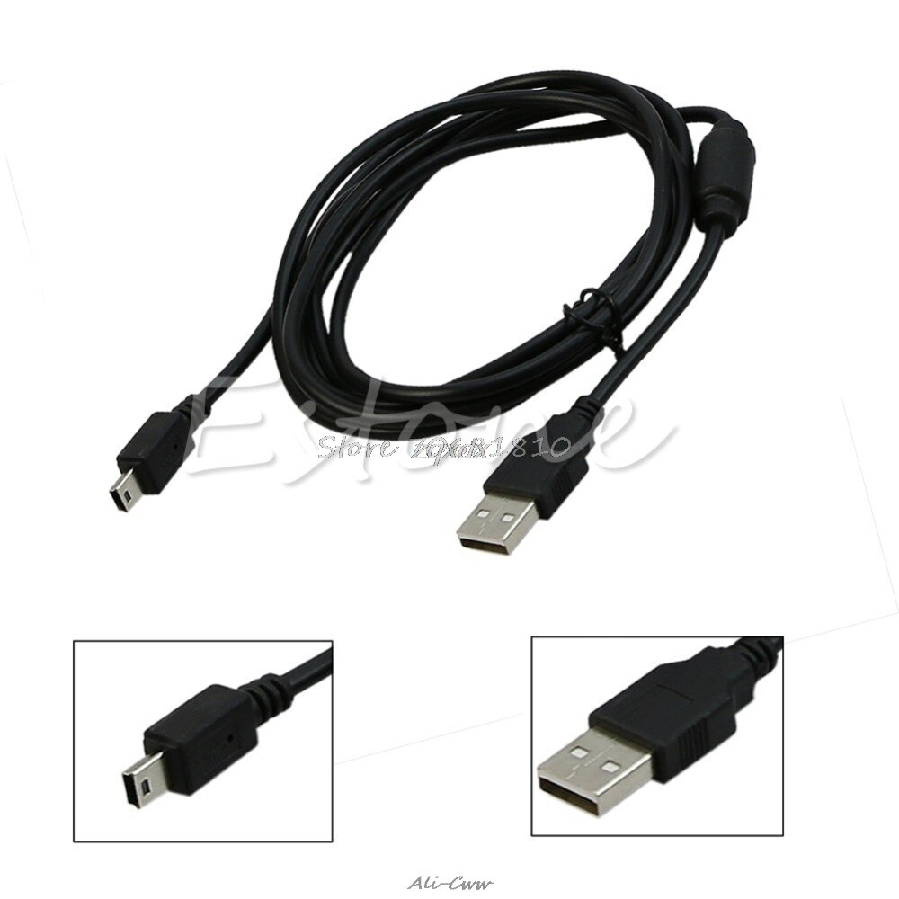 1.8M For Sony PS3 Controller Charger Cable Wireless Move PDA USB Charging Cord