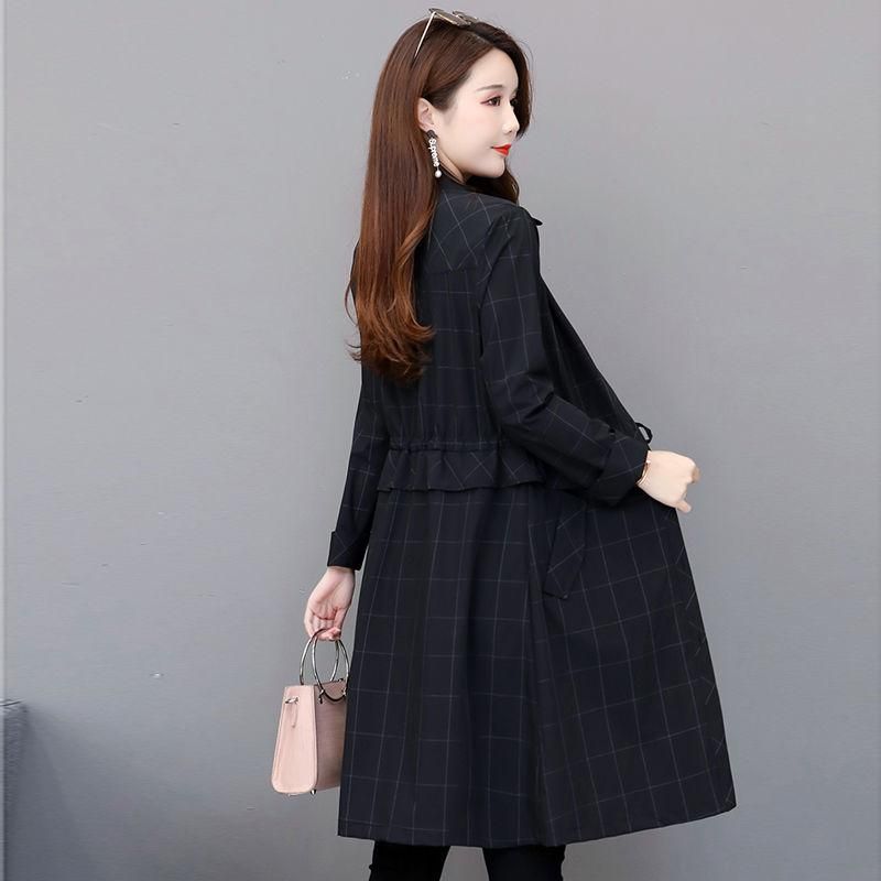 Heren Wollen Jas Lange Trenchcoat Peacoat Jas Slim Fit