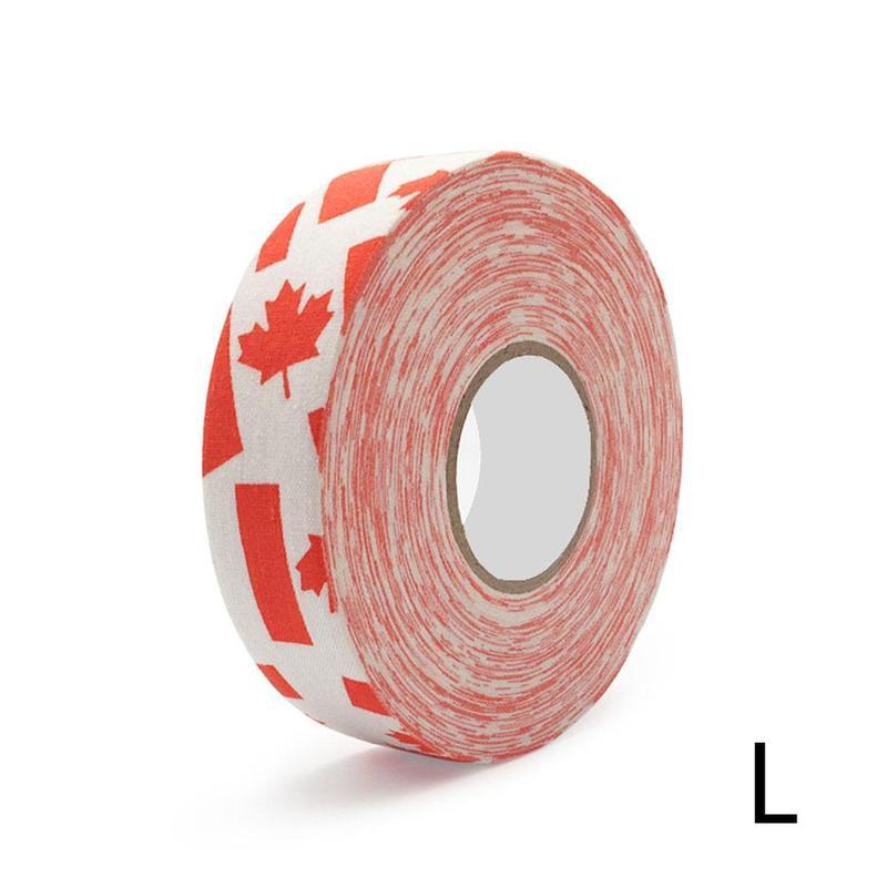 25m di Hockey Su Ghiaccio Bar Badminton Maniglia Della Bici Grip Manubrio Anti-slittamento Panno Nastro Adesivo Sport di Squadra Accessori: Red maple leaf