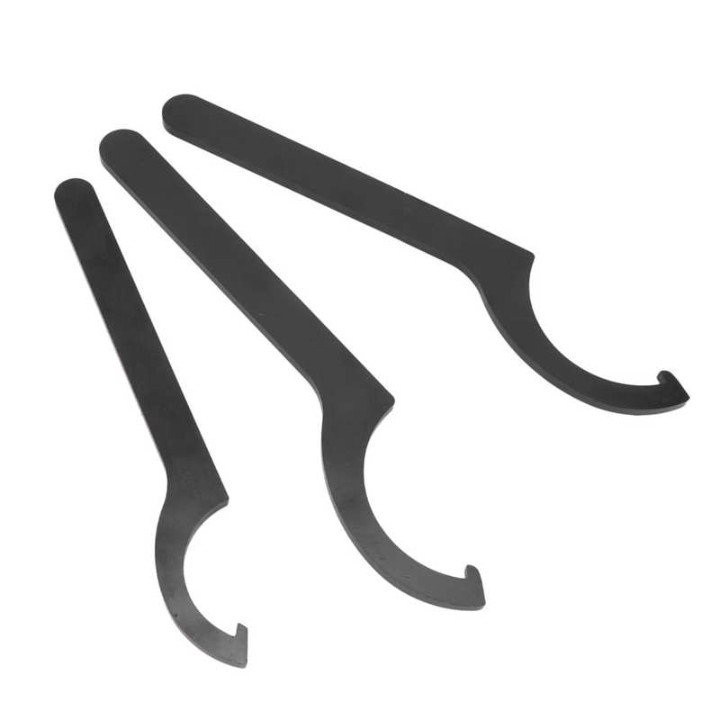 3Pcs Demping Lente Moersleutelmoersleutel Haak C-Vorm Verstelbare Stalen Universele Voor Auto Lente Baars Wrench