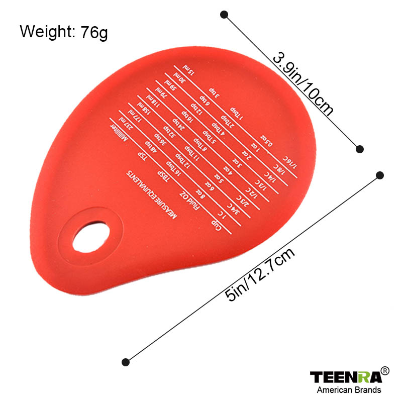 TEENRA Siliconen Schoonmaken Kom Schraper Met Meting Pot Pan Silicone Cake Spatel Schraper Conversie Spatel Bakken Tools