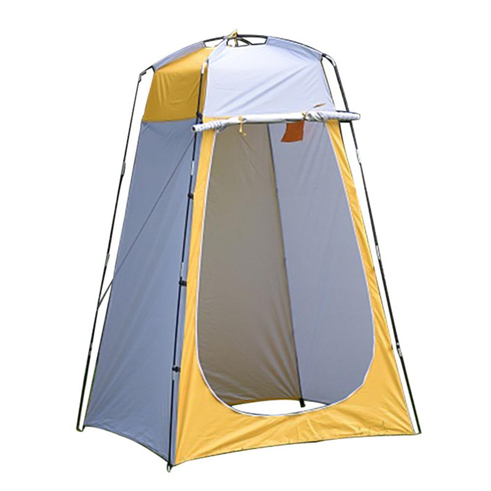 Toilet tent Portable Privacy Shower Toilet Camping Pop Up Tent Camouflage UV function outdoor Quick opening dressing tent: C
