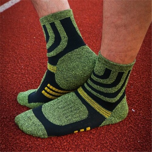 Chaussettes de Sport à Compression pour hommes, , ,: green