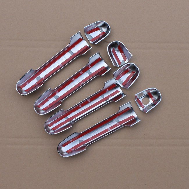 Para KIA Ceed Cee d 2006 2007 cromado cubierta de manija de puerta de coche embellecedor adhesivo accesorios de estilo de coche