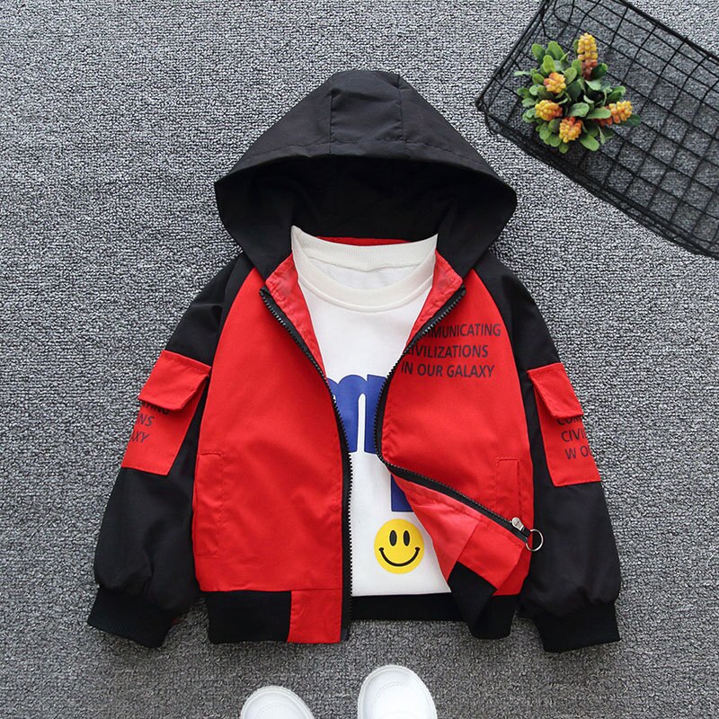 Chaqueta fina con capucha para bebé, de Primavera y otoño, estilo coreano