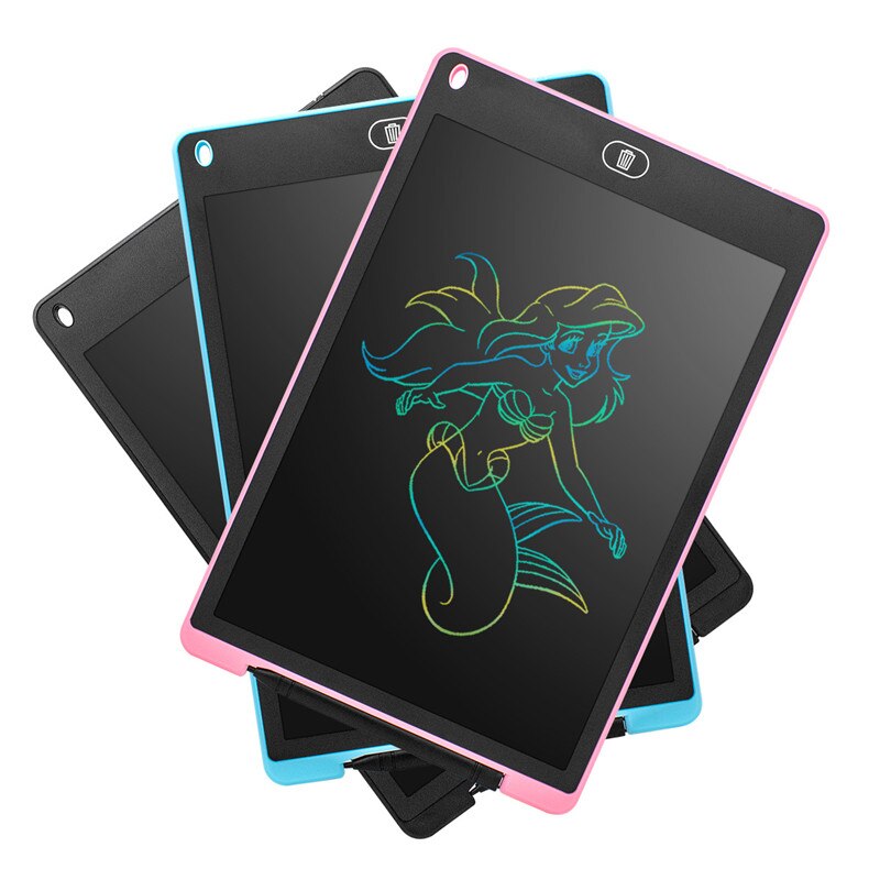 Tablette LCD pour écriture et dessin électronique, ardoise numérique et colorée, pour enfants et adultes, protège les yeux, 12 pouces