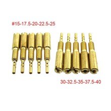 Carburetor Pilot Jet #15-17.5-20-22.5-25-30-32.5-35-37.5-40 For Mikuni 34 HS40 HSR VM28/486 TM40