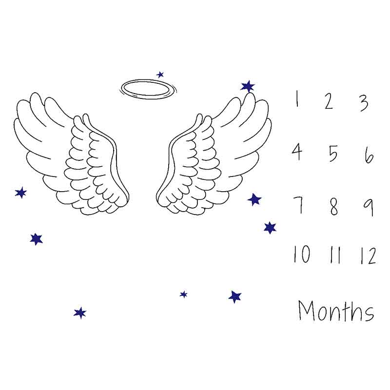 Baby Baby Milestone Deken Foto Fotografie Prop Dekens Achtergrond Doek Kalender Bebe Jongen Meisje Foto Accessoires 100x100cm: green