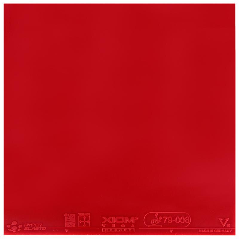 Original Xiom Blue Vega Europe Table Tennis Racket Rubber Ping Pong Sponge Tenis De Mes: red