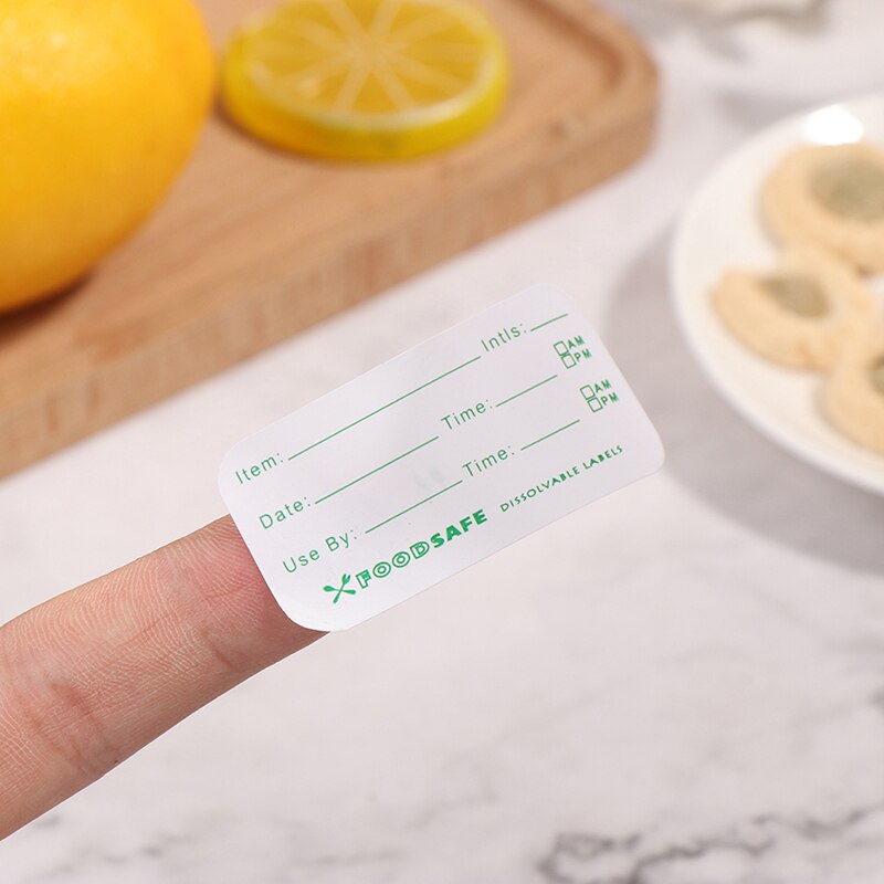 250pcs/roll Kitchen Sticker Refrigerator Freezer Food Storage Date Content Label