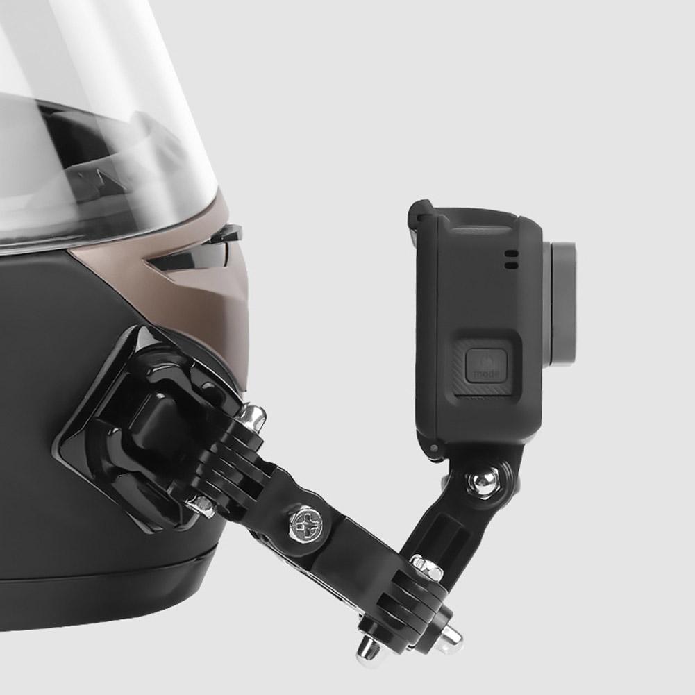 Hel ansigt hjelm hage holder til gopro hero 6 5 4 3+ 3 2 1 motorcykel hjelm hage stativ kamera tilbehør til go pro hero