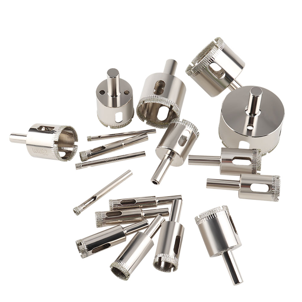 1Pc 3-100mm Sega a tazza per vetro Punte da trapano rivestite diamantate corona di perforazione per utensili elettrici in ceramica di marmo per piastrelle