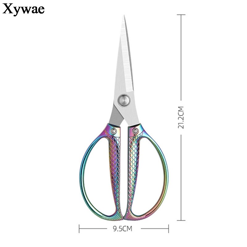 Edelstahl NäHenne Schere Stickerei Schneider Schere für Schneiden Scheren Cutter Küche Schere Leder Stoff Schere DIY