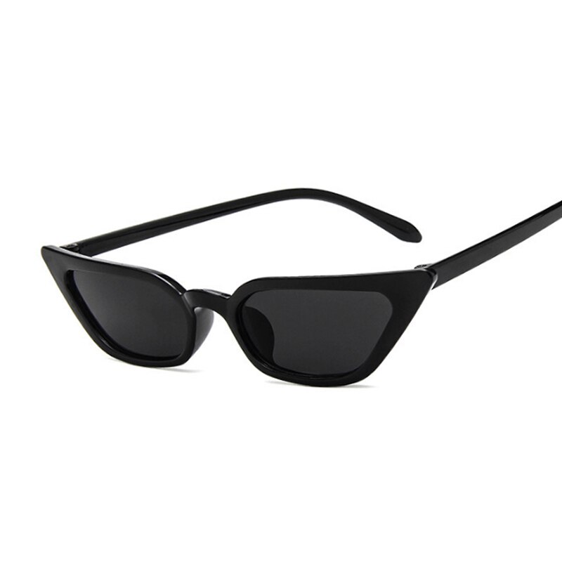 Gafas De Sol De Ojos De gato para mujer, anteojos De Sol femeninos De Color rosa De ojos De gato, Estilo Vintage, De Color negro, montura pequeña, transparentes