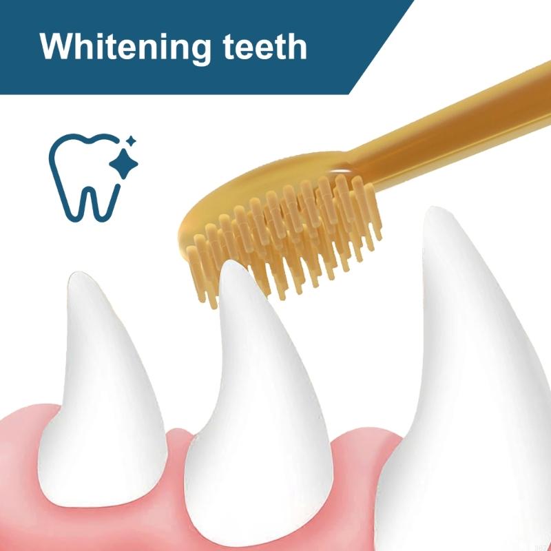 367A Hondentandenborstel 360 graden kop voor hondentanden Kleine middelgrote grote hondenrassen Katten