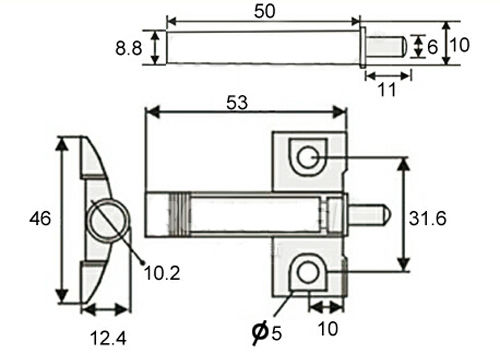 20 stks/partij Anti Vibratie Demper Rubber voor Keukenkast Deur Meubels & 40 Schroef