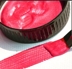 60Ml Goud Verf Metallic Acryl Verf, Waterdicht Niet Vervaagd Voor Beeldhouwwerken Coloring Diy Hand Kleding Geschilderd Graffiti Pigmenten: red