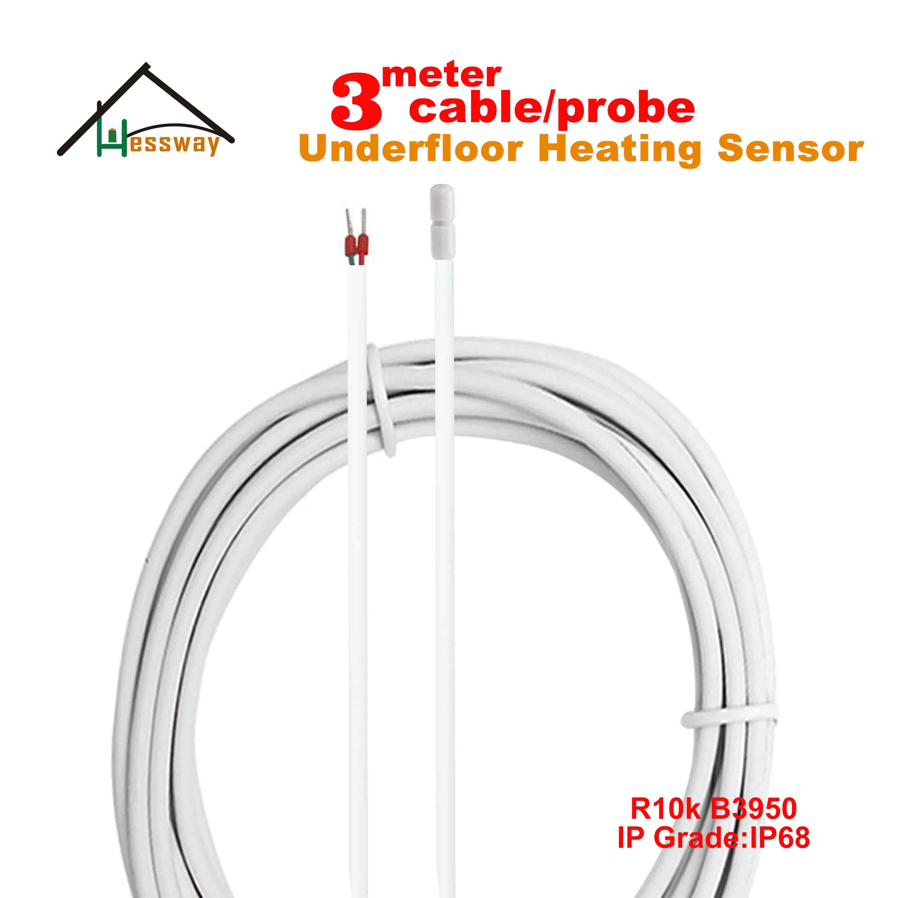 Digitale waterdichte temperatuursensor kabel cord sensor voor 3M thermistor 3950 ntc