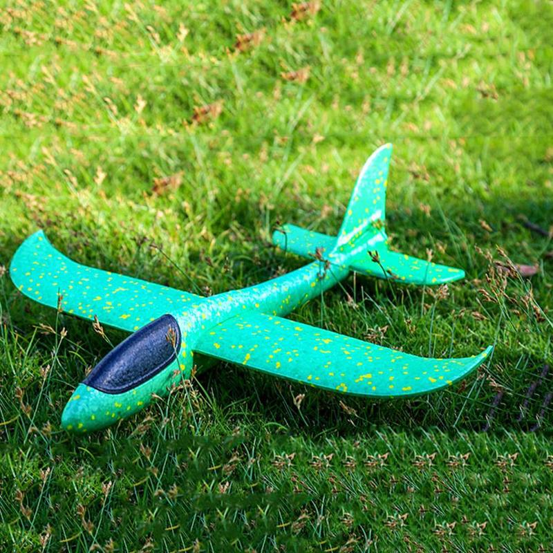 Avion en mousse à lancer à la main 48CM, jouet de lancement en plein air, planeur, pour enfants, modèle de Puzzle