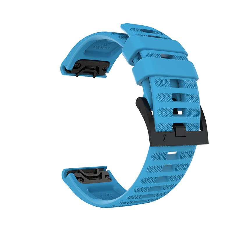 22mm 26mm Quick Release Silicone Strap For Garmin Fenix 7 7X 6 6X 5X/Fenix 3 3 HR Smart Watch Band For Garmin Forerunner 945 935: Blue / 22mm