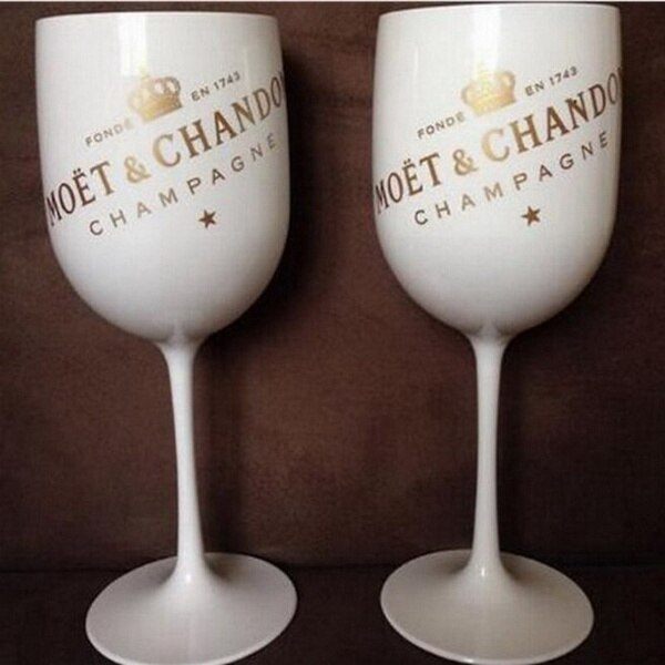 2 Stuks Wit Champagne Glas Plastic Champagne Coupes Cocktail Glas Wijn Beker Beker Wijn Glas Champagne Fluiten Voor Party: Default Title