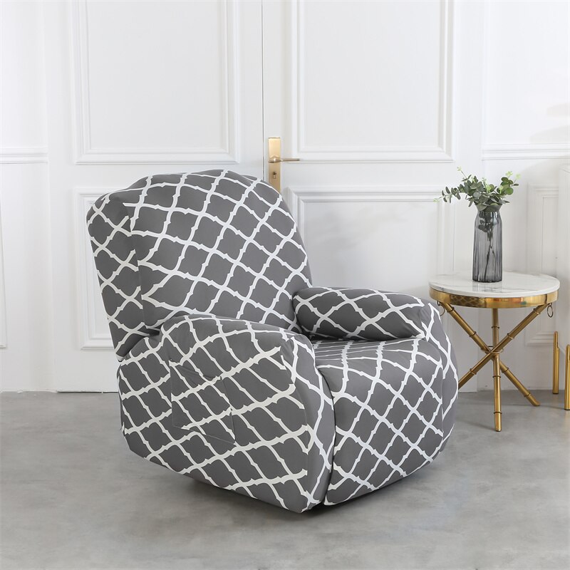 Split Stijl Fauteuil Cover Relax Fauteuil Covers Geometrische Massage Sling Stoel Covers Lounger Enkele Zetel Couch Sofa Kussenovertrekken: A2 Recliner Cover