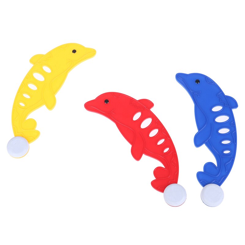 3 Pz/impostato di Immersione Subacquea Delfini Pesce e Palline, Subacquea Nuoto piscina immersione Giocattoli di proprietà Nuoto di Immersione Giocattolo impostato di Anelli