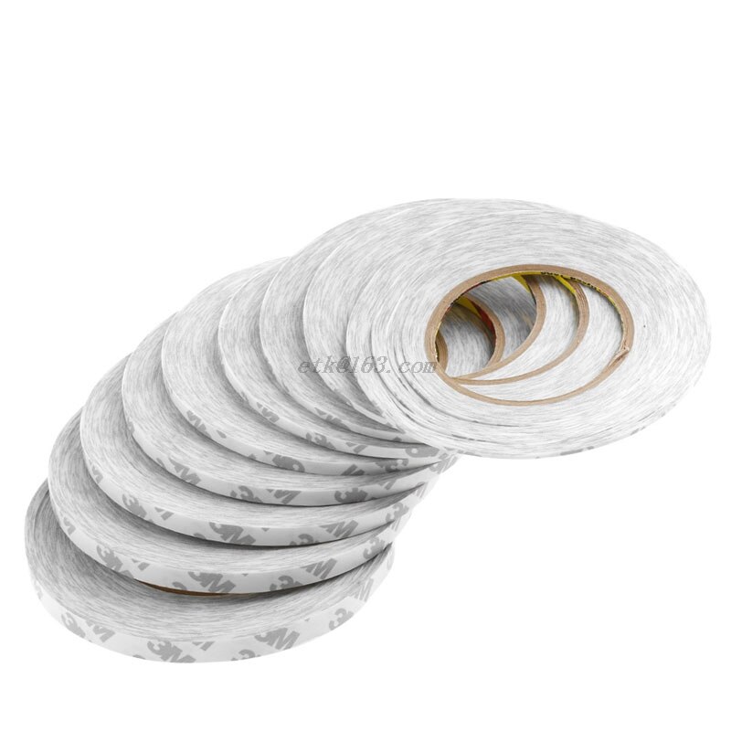 Cinta adhesiva de doble cara fuerte de 3M, 2mm-10mm, 50m de longitud, Hardware para el hogar, ,
