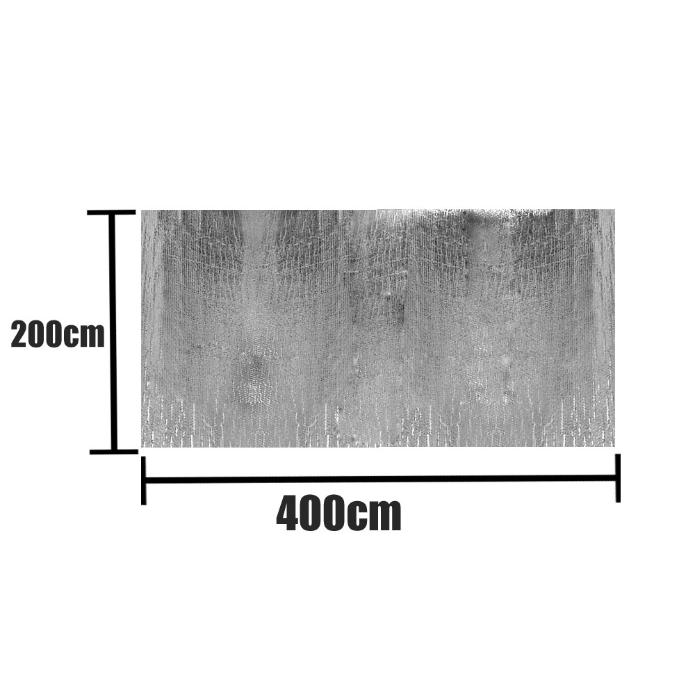 Rectangle/Round Swimming Pool Cover for Garden Outdoor Paddling Family Pools CD: 400X200CM