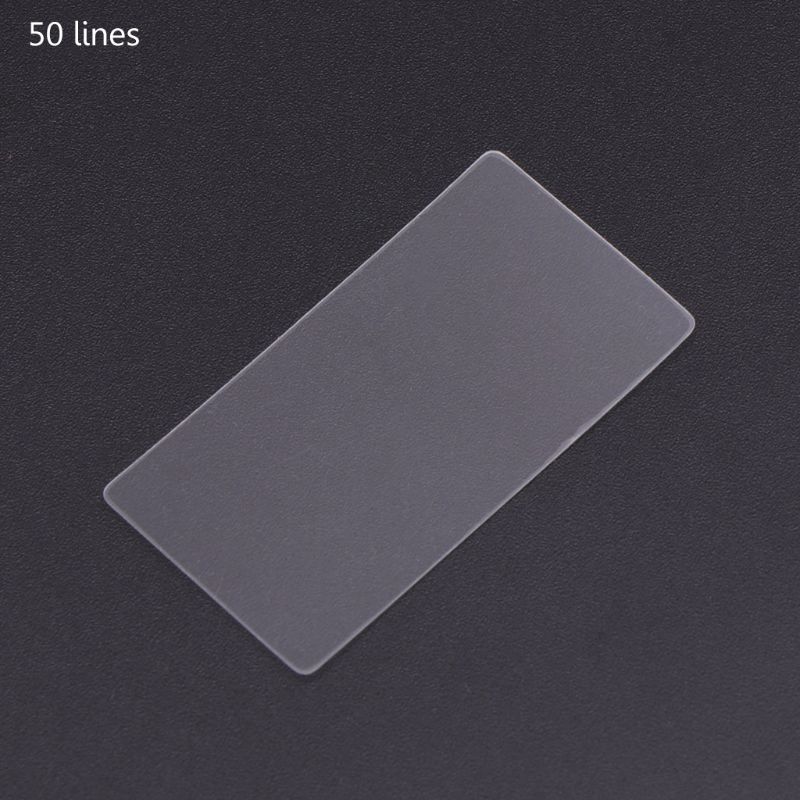 36x38mm Nano Engraving PET Trasmission Diffraction Grating Ultra Precision