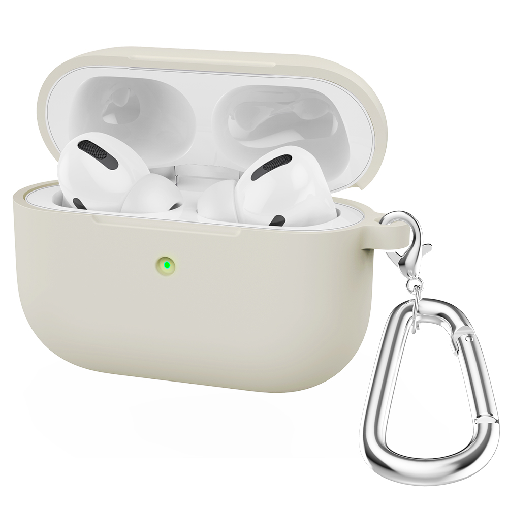 Funda de silicona para Airpods Pro, funda inalámbrica Bluetooth para Apple Airpods pro, funda para auriculares para Air Pods Pro 1st Fundas: Narranja oscuro