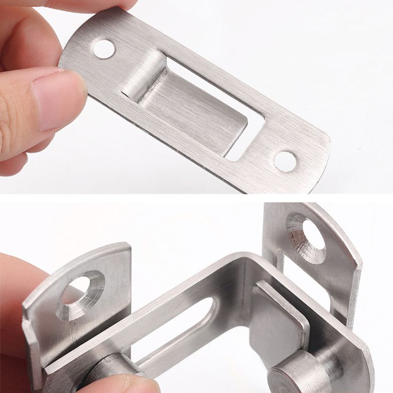 Loquet de verrouillage à Angle droit en acier inoxydable, serrure de porte coulissante de grange pour porte fenêtre
