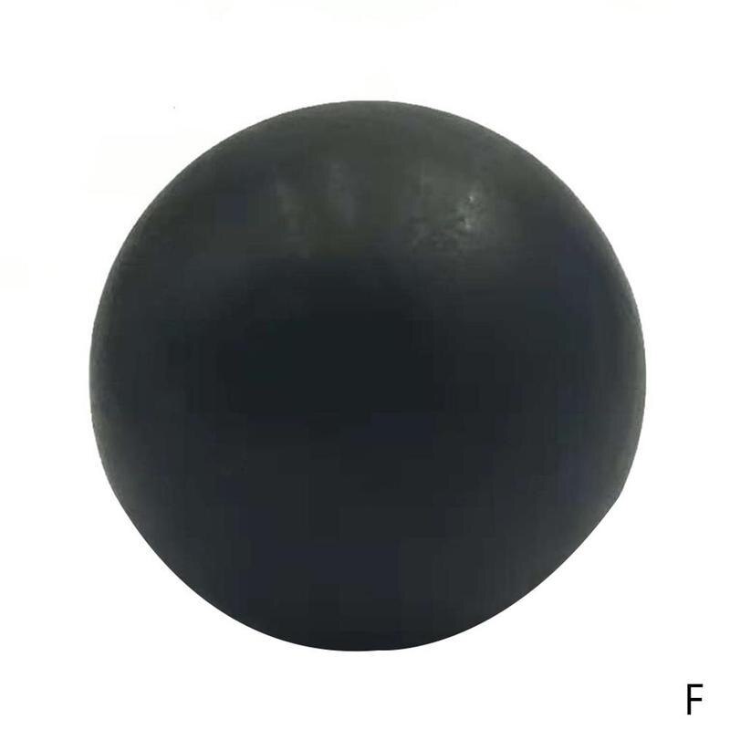 TPE Lacrosse Ball Fitness Relieve Trigger Point Training Fascia Ball Massage Ball Hockey Y3I1: Black