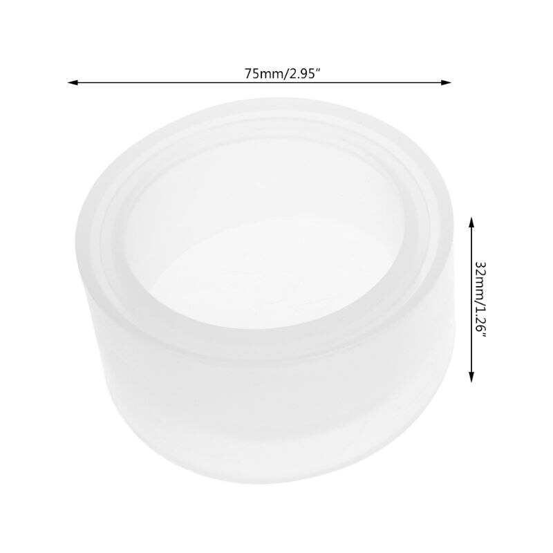 Cubo Vaso di Fiori FAI DA TE Stampi in silicone Giardino Fioriera di Cemento di Cemento Vaso di Sapone Stampi 40JA