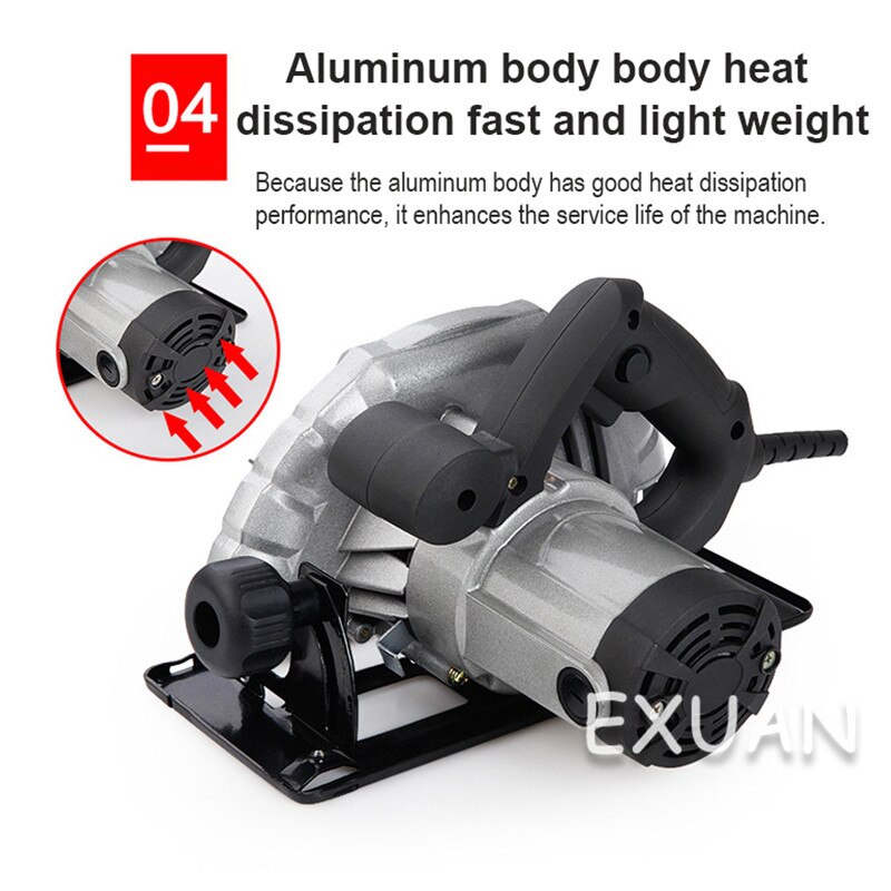 High-power electric circular saw cutting electric circular saw 7 inch flip table saw electric circular saw woodworking tools