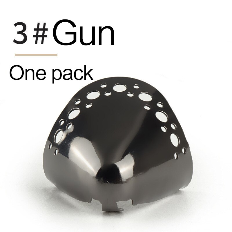 1Pair Shoes Toe Protection DIY Toe-Head Metal Material Shoes Clips for Decorations High Heels Shoe Broken Repair Accessories: NO.3 Gun