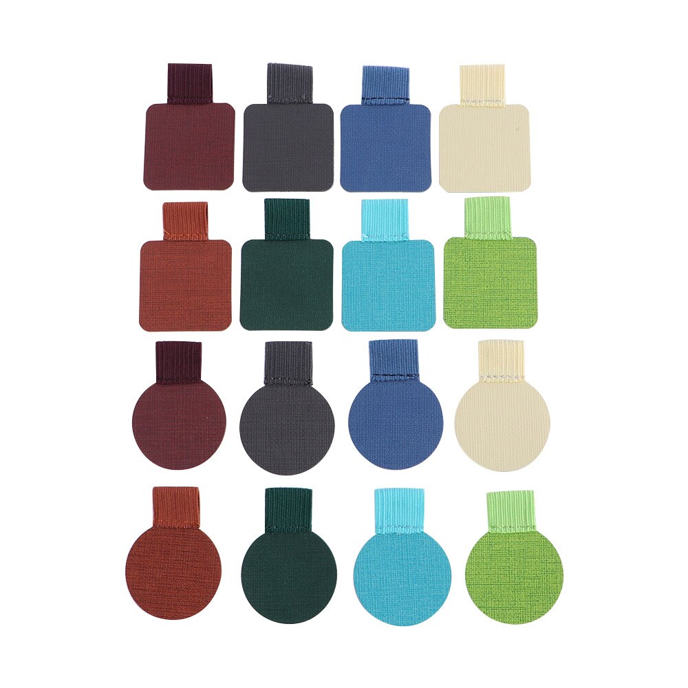 Porte-stylo autocollant 16 couleurs, pince à stylo en cuir, porte-crayon, boucle élastique pour carnets, journaux, presse-papiers, porta penne