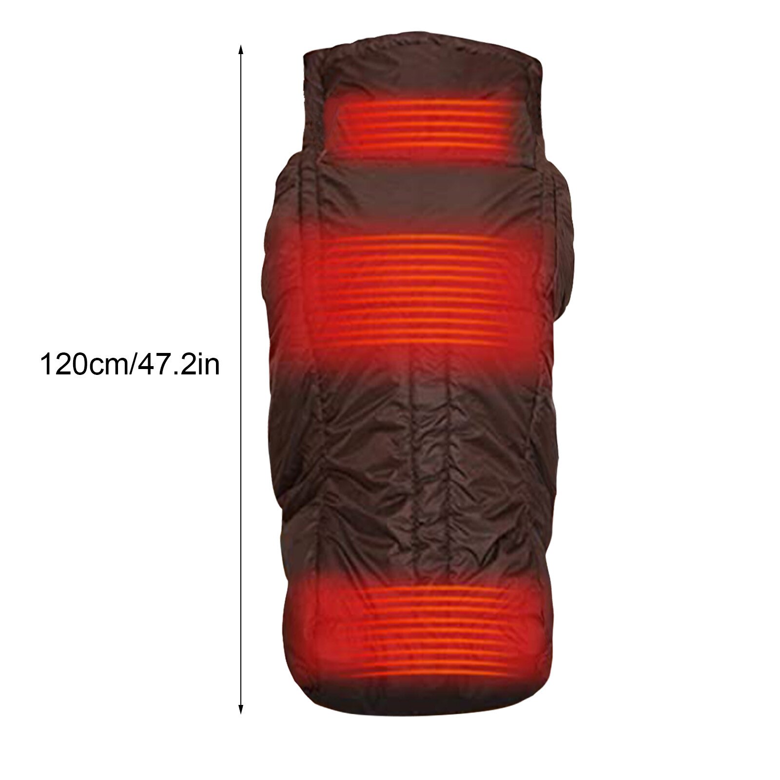 Heated whole body wrapped electric heating pad flannel lining knee hand and foot heater 24 low pressure safe operation