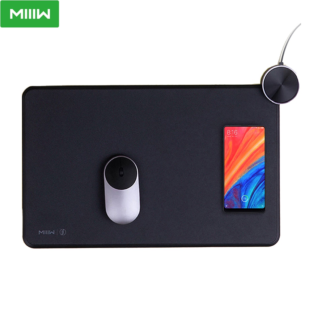 MIIIW Smart Mouse Pad Qi Standard Support Mix 2S Wireless Charging Mousepad ABS Mouse Mat RGB Light Mouse Pad Gaming Pad