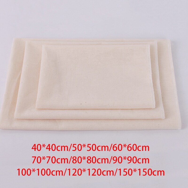 Tela de algodón para hacer Tofu, filtro de leche de soja, vino, utensilios de cocina, fermento para hornear, herramienta de pastelería para comedor, 1 ud.
