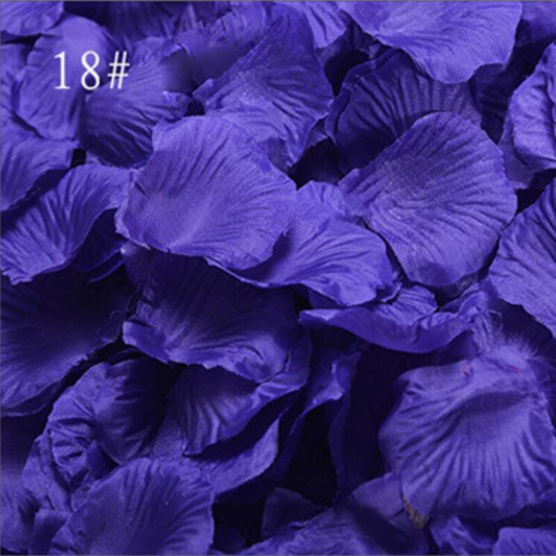 3000 stks/partij Zijden Rozenblaadjes Bladeren Kunstbloemen Bloemblaadjes voor Romantische Bruiloft Decoratie Party Decor Festival Tafel Decors