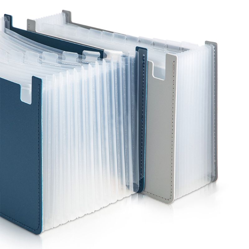 OOTDTY, carpeta de archivo con 13 bolsillos en expansión, organizador A4, soporte de almacenamiento de papel para documentos, material de oficina y escuela