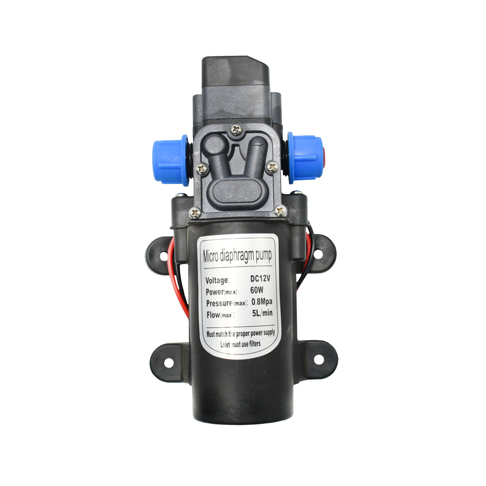 Pompe à eau à membrane haute pression, 60W 80W 100W, DC 12V 24V, pompe auto-amorçante, interrupteur automatique, outils de système d'irrigation