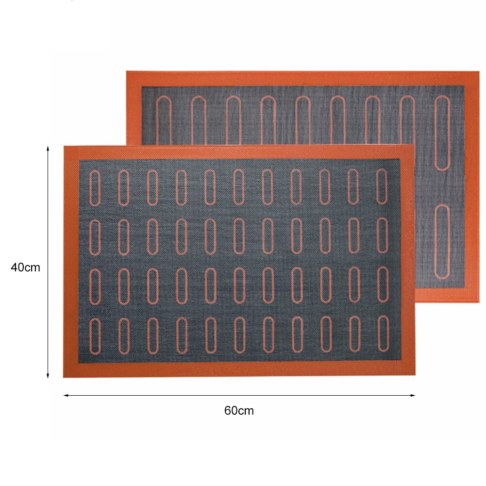 Heat Resistant Oven Sheet Liner For Cookie /Bread/ /Biscuits/Puff/Eclair Perforated Silicone Pastry Mat Tool Nonstick Baking Mat: 40X60cm